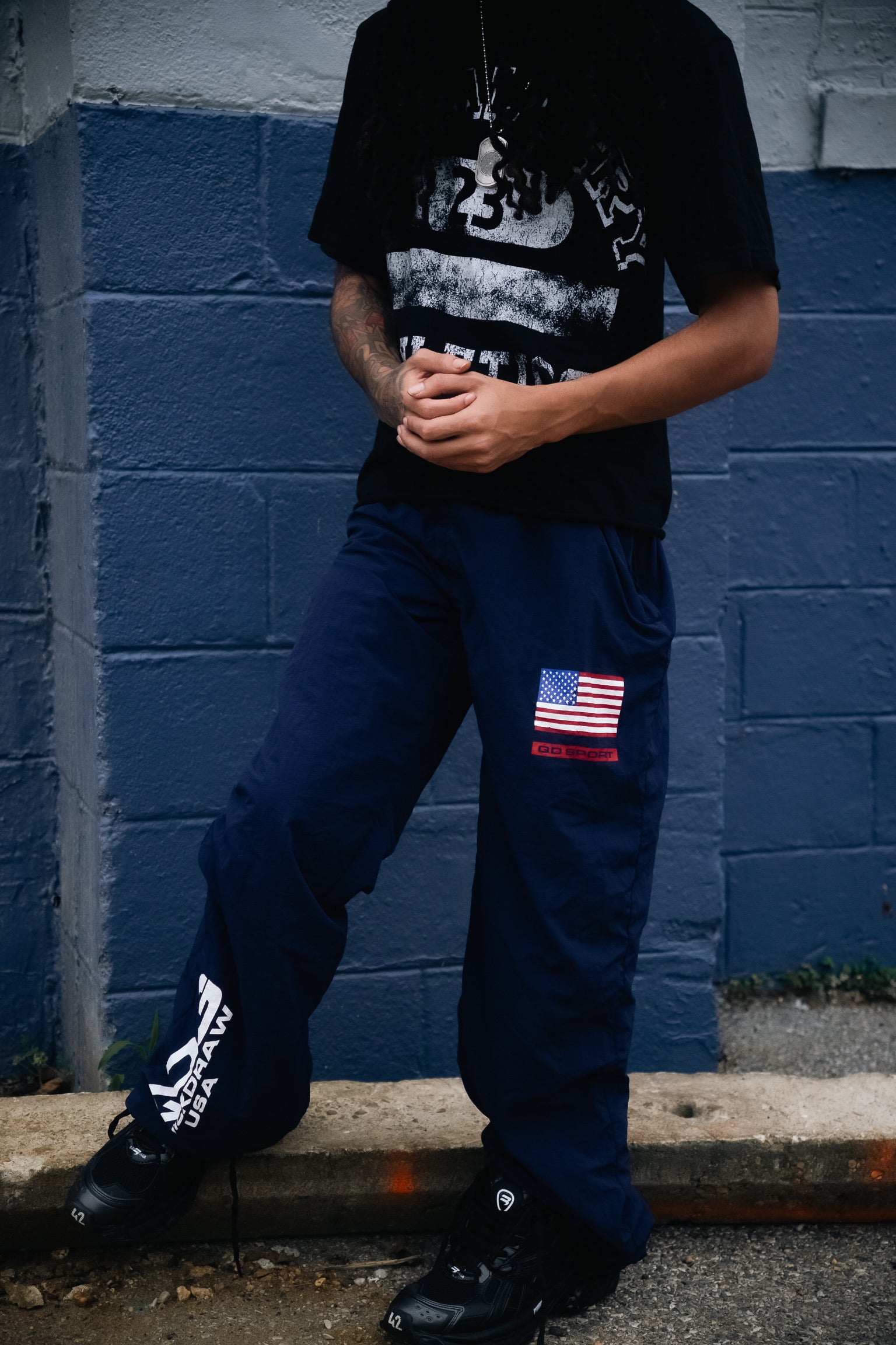 USA Track Pants "NAVY"