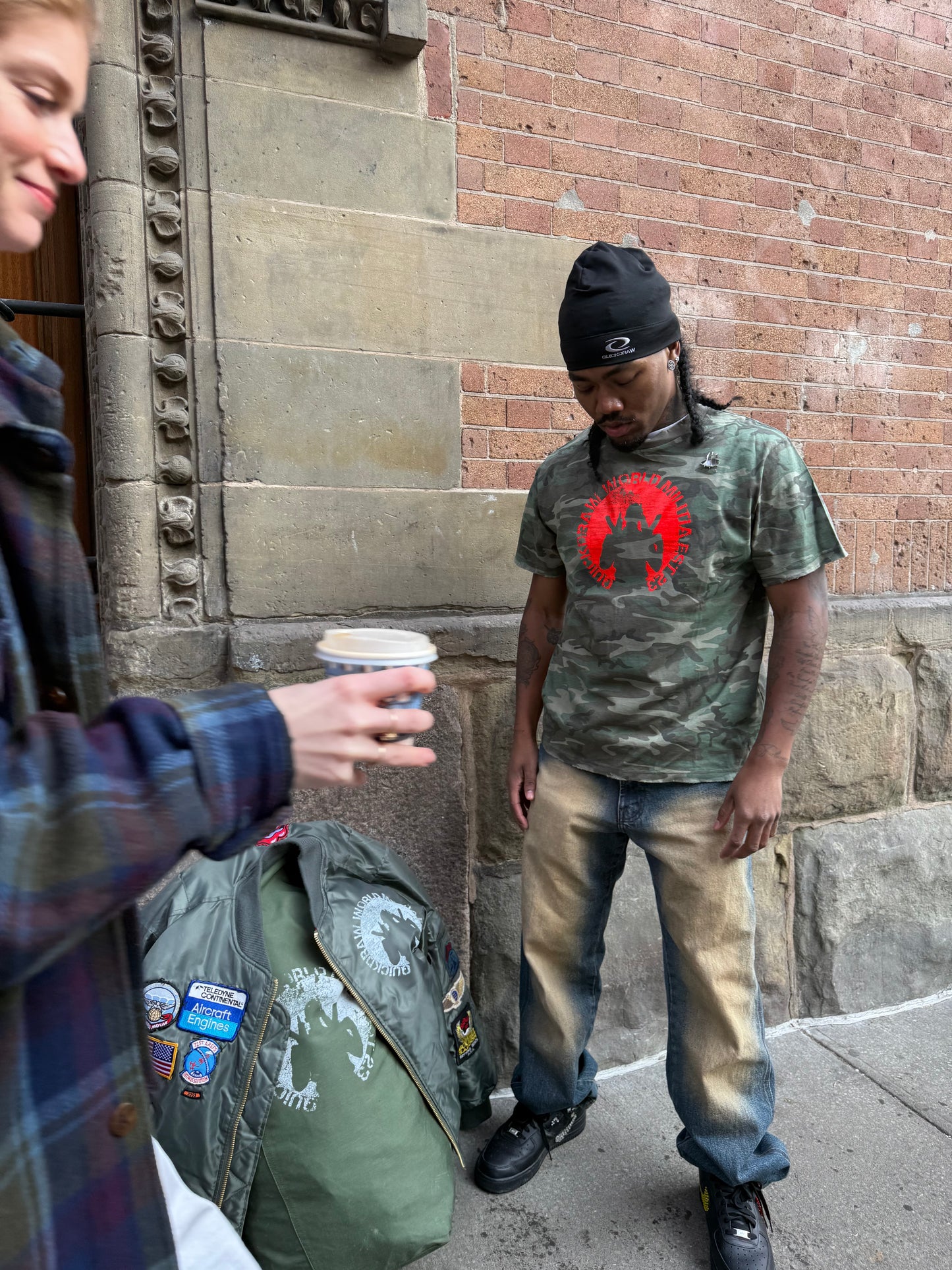 'Stamped Militia' Camo Tee