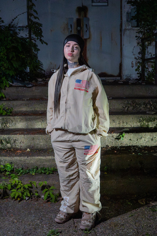 USA Track Jacket "Sand"