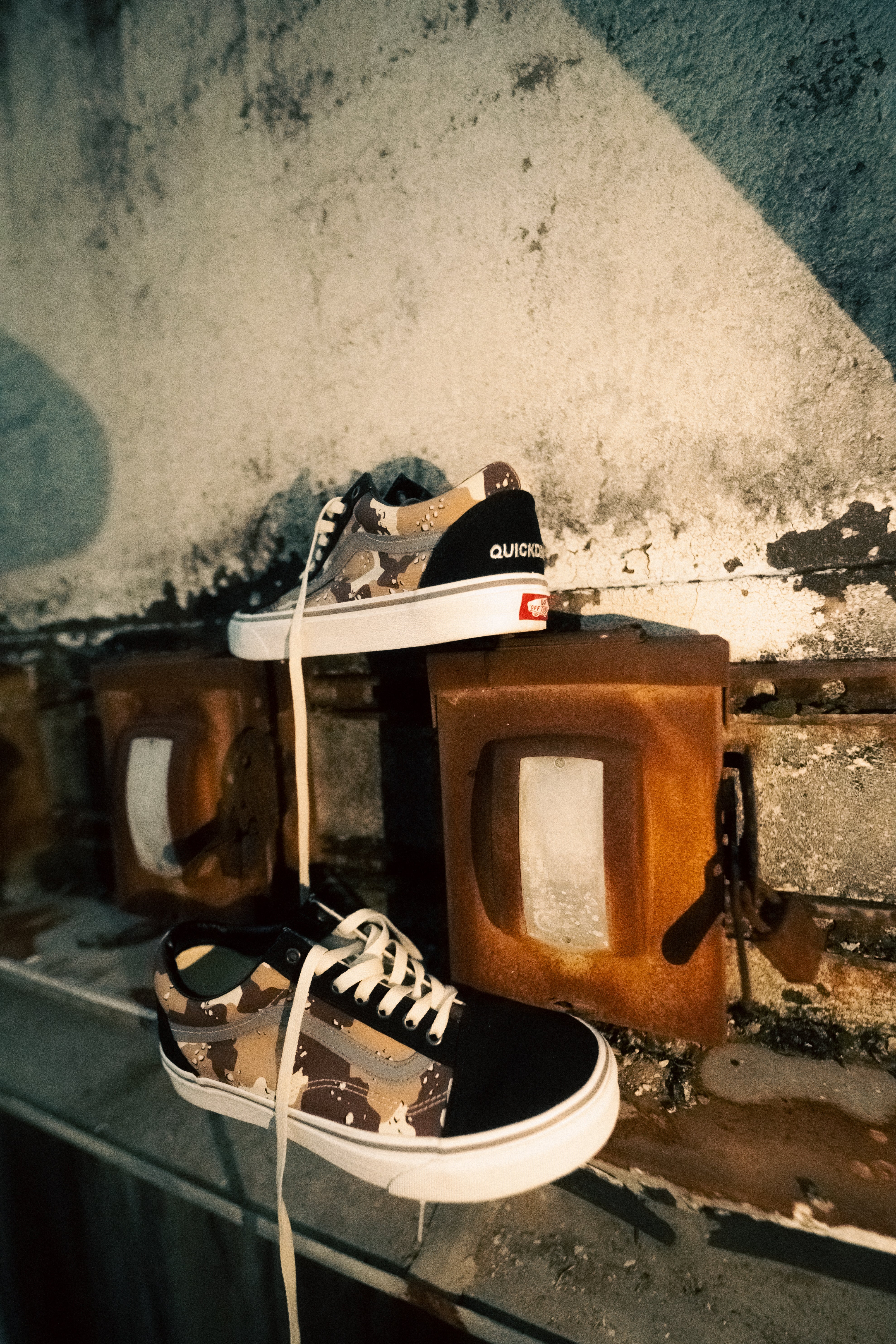 QuickDraw Desert Camo Vans