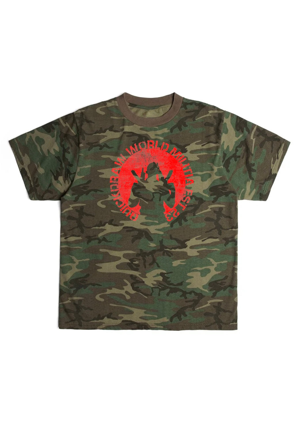 'Stamped Militia' Camo Tee