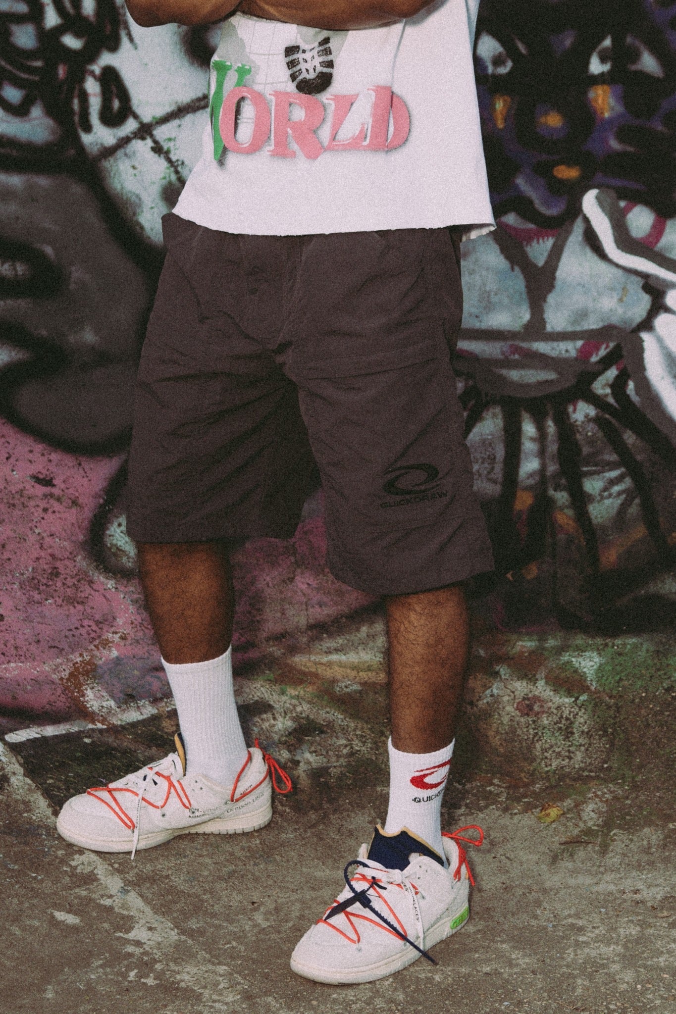 'Ash' Nylon Cargo Shorts